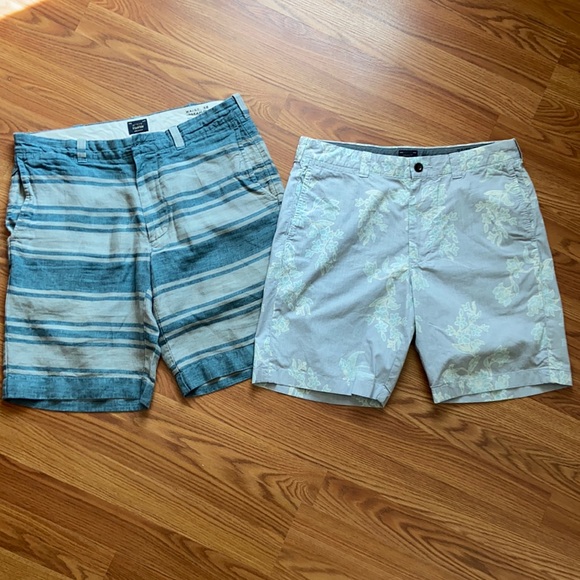 J. Crew Other - Two Pairs of Men’s J. Crew Stanton Shorts Size 32